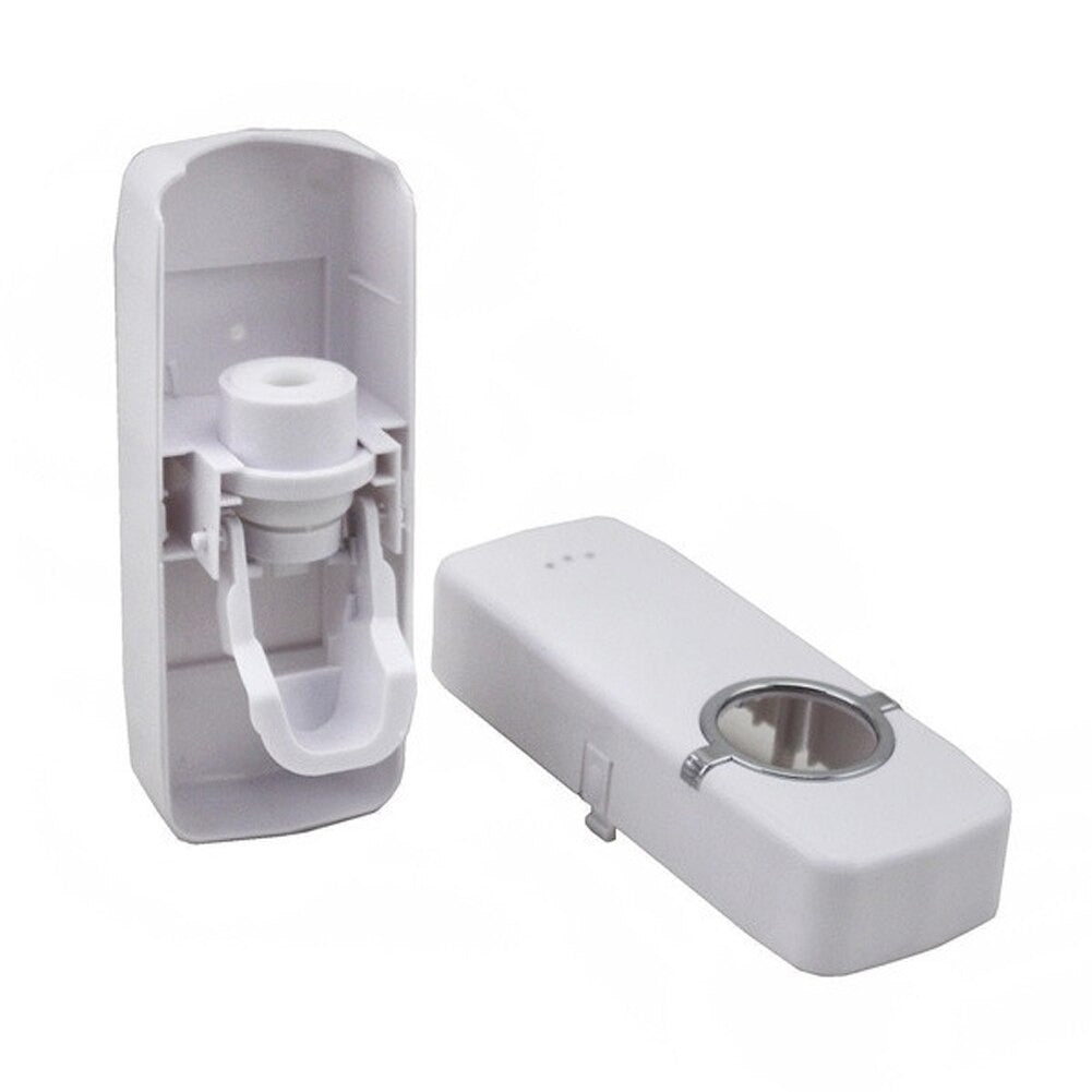 Automatic Toothpaste Dispenser With Toothbrush Holder