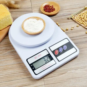10kg Digital Kitchen Scale – Electronic Weight Machine with LCD Display, 1g Precision, Tare Function – Multipurpose Digital Weighing Scale for Cooking, Baking, Vegetables, Fruits, Jewelry & Parcel (Battery Operated)